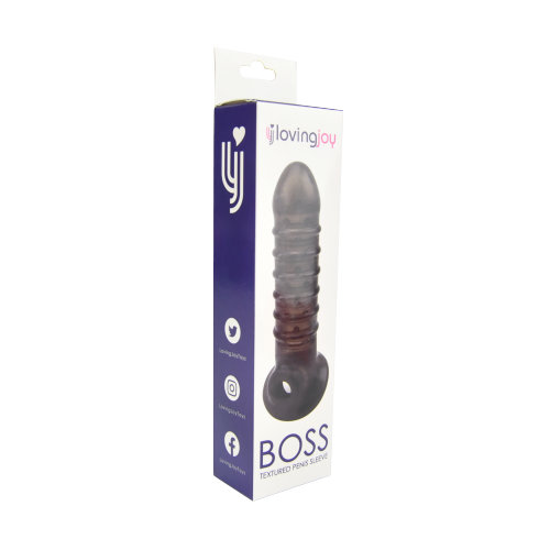 Manșon texturat Boss cu buclă pentru testicule Loving Joy - imagine 10