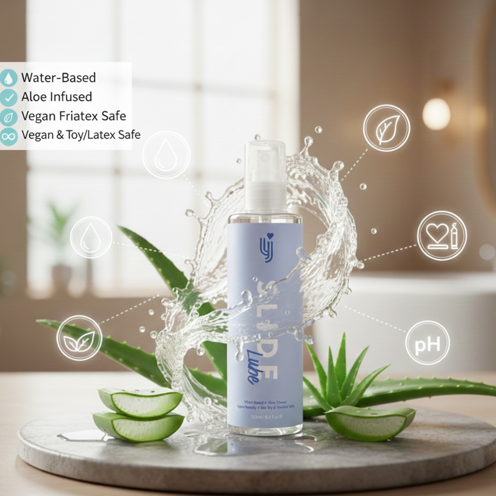 Lubrifiant pe bază de apă cu aloe Slide 250ml Loving Joy - imagine 10