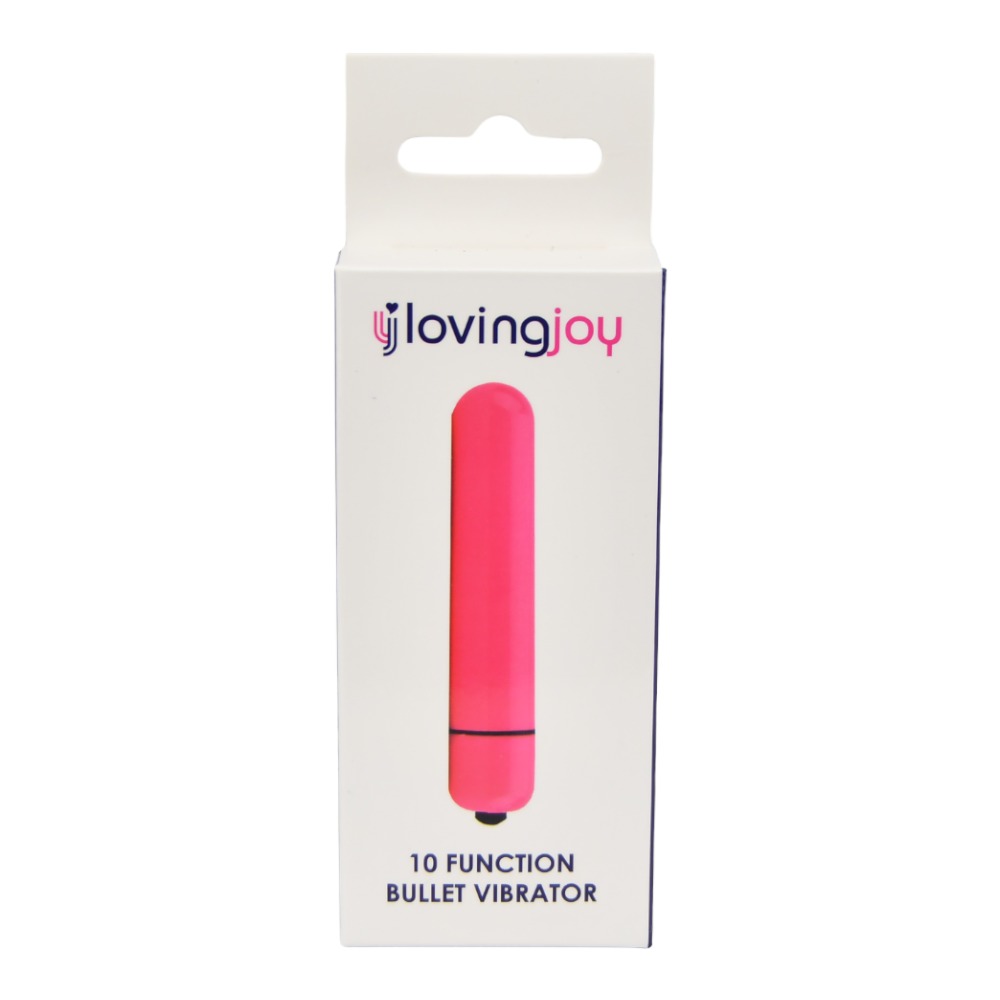 Vibrator bullet roz cu 10 funcții Loving Joy - imagine 4