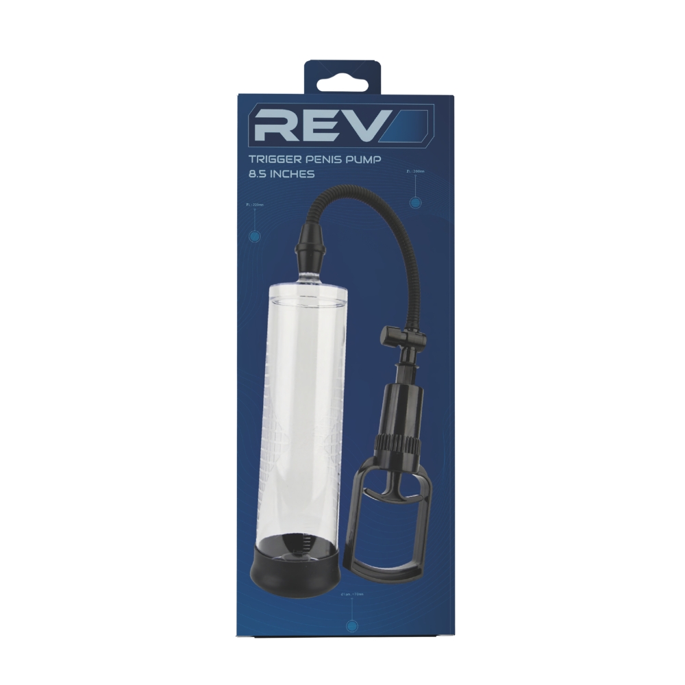 Pompă pentru penis Rev-Pump Trigger 22cm - imagine 5