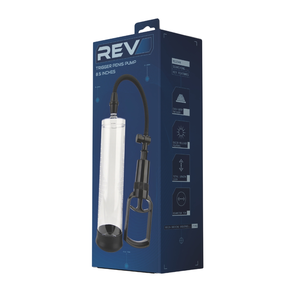 Pompă pentru penis Rev-Pump Trigger 22cm - imagine 6
