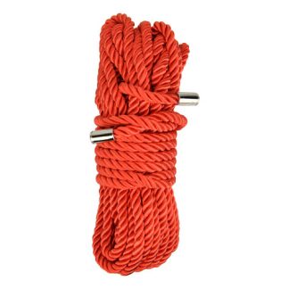 Frânghie bondage mătăsoasă, 10m, roșie, Bound to Please
