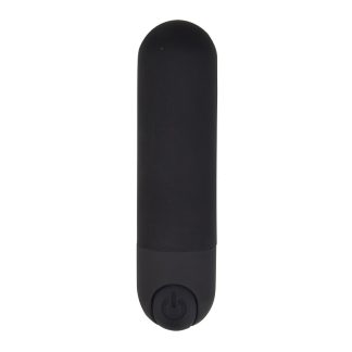 Vibrator bullet reîncărcabil negru, 10 funcții, Loving Joy