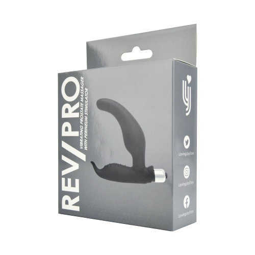 Stimulator vibrator de prostată cu stimulator perineal Rev-Pro - imagine 4