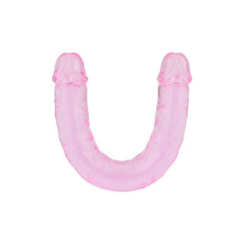 Dildo dublu, 30cm, roz, Loving Joy - imagine 6