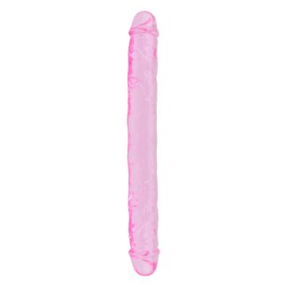 Dildo dublu, 30cm, roz, Loving Joy