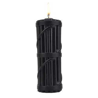 Lumânări pentru joc cu ceară fierbinte, negre, Bound to Play