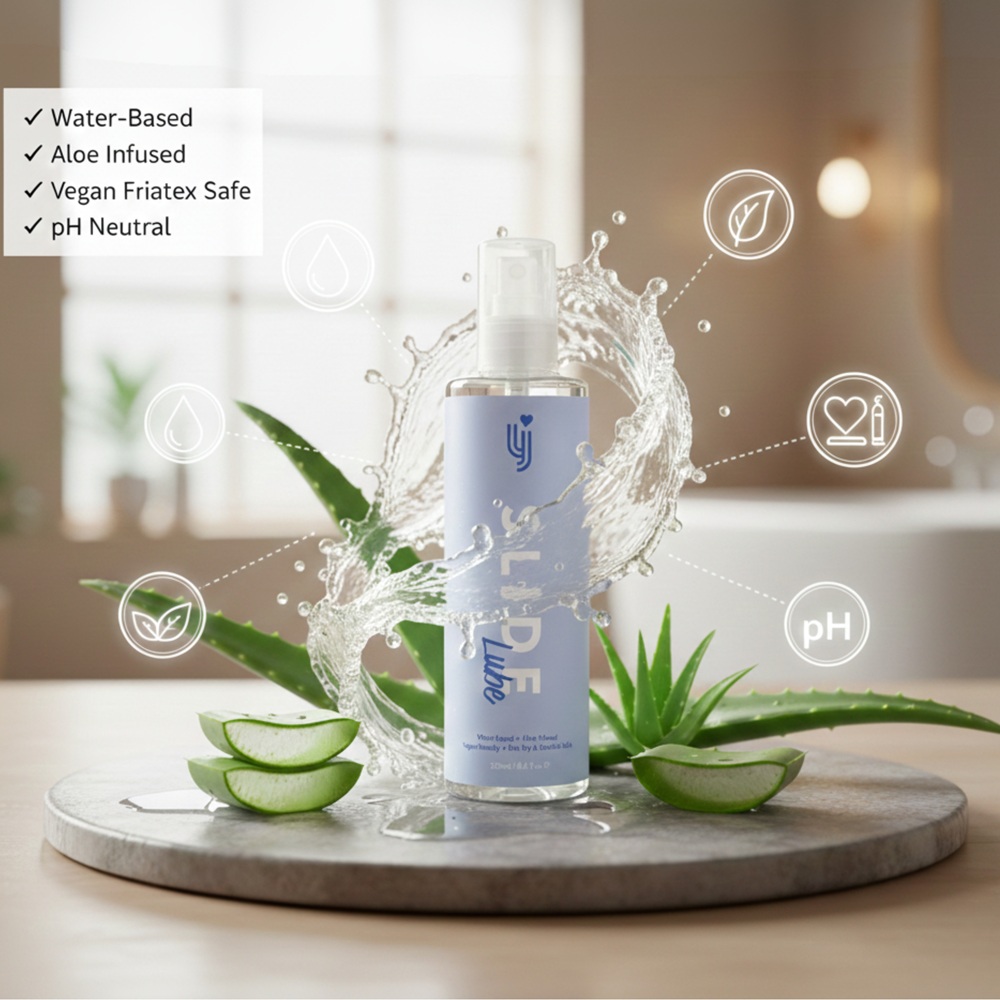 Lubrifiant pe bază de apă cu aloe Slide 100ml Loving Joy - imagine 11