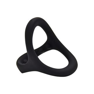 Inel triplu din silicon pentru penis Loving Joy