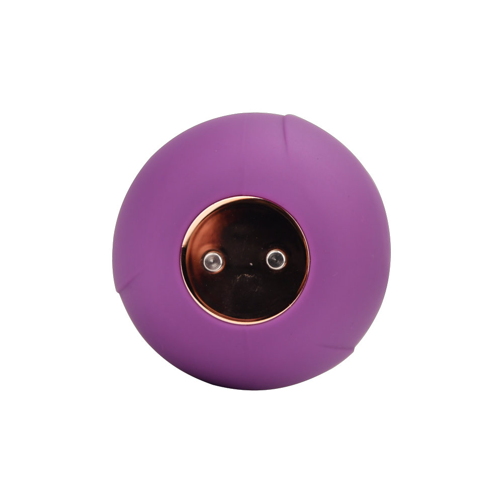 Vibrator cu sucțiune Rose Toy, mov, Loving Joy - imagine 5