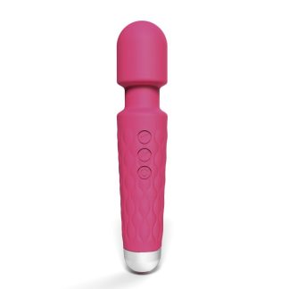 Vibrator wand cu 20 funcții, roz, Loving Joy