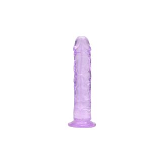 Dildo cu ventuză, 18cm, mov, Loving Joy