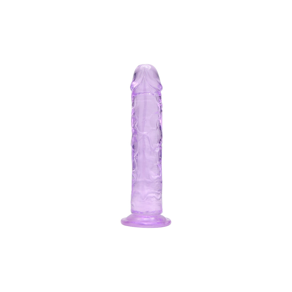 Dildo cu ventuză, 18cm, mov, Loving Joy