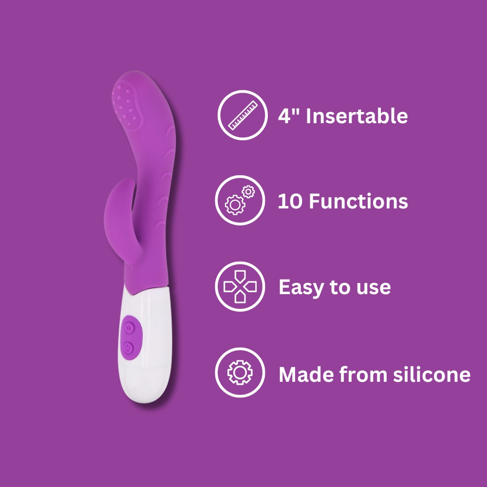 Vibrator rabbit texturat Jessica Rabbit - imagine 4
