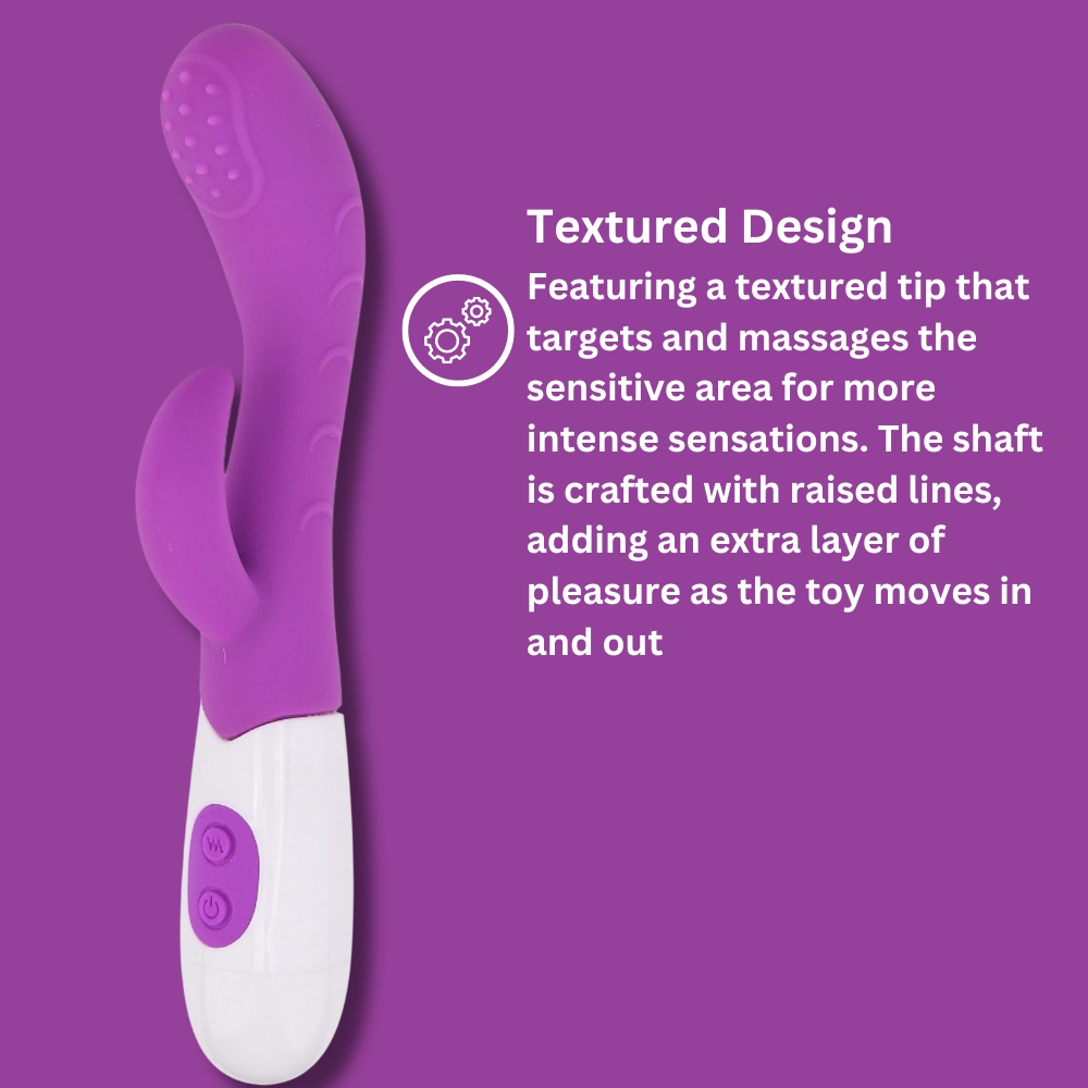 Vibrator rabbit texturat Jessica Rabbit - imagine 6