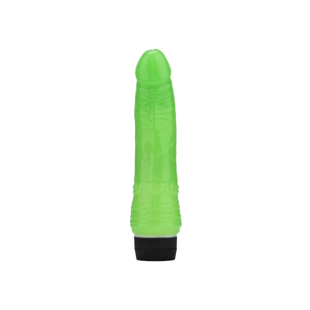 Vibrator realist fosforescent, 18,5cm, Loving Joy