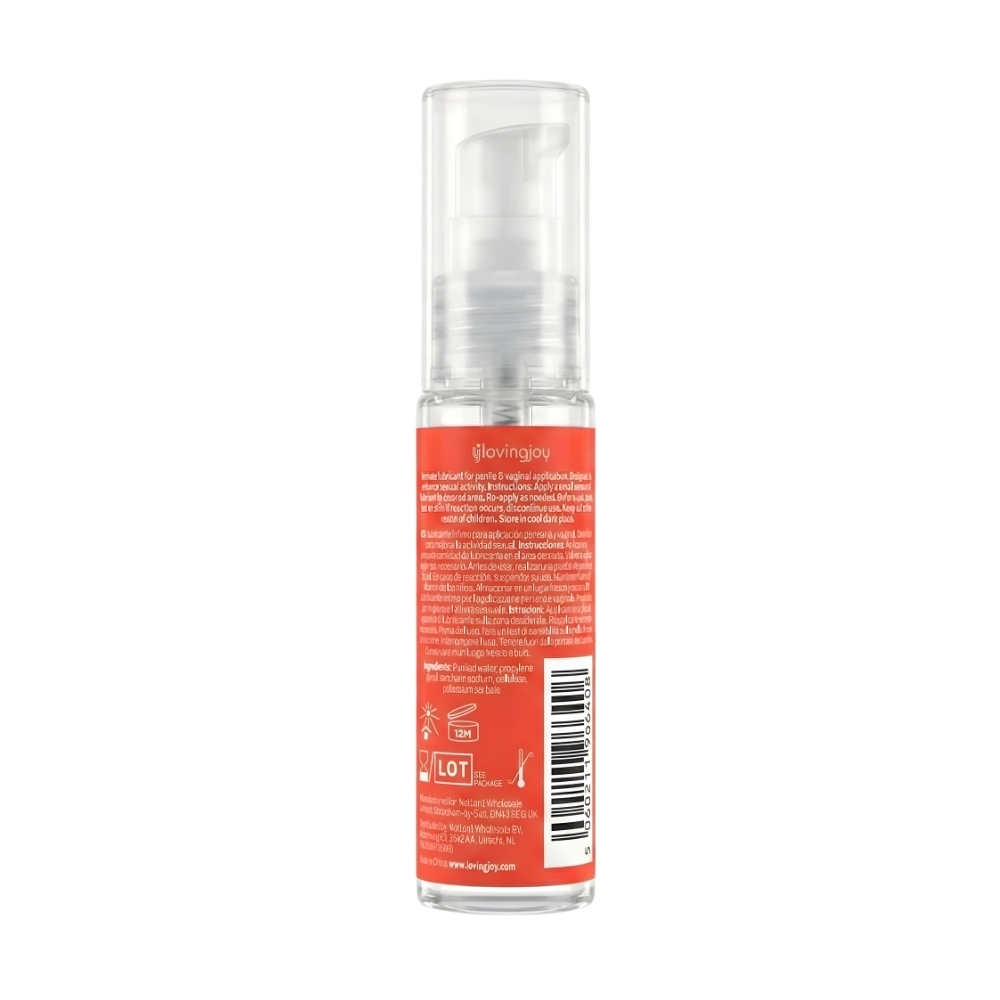 Lubrifiant aromat cu căpșuni 30ml Loving Joy - imagine 2