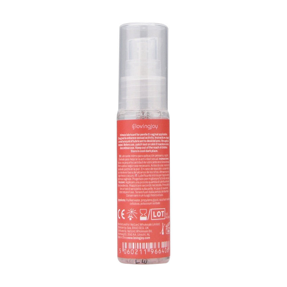 Lubrifiant aromat cu căpșuni 30ml Loving Joy - imagine 5