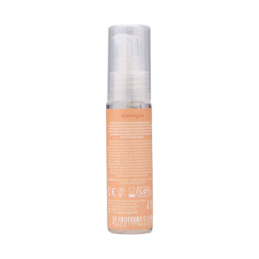 Lubrifiant aromat cu piersică 30ml Loving Joy - imagine 5