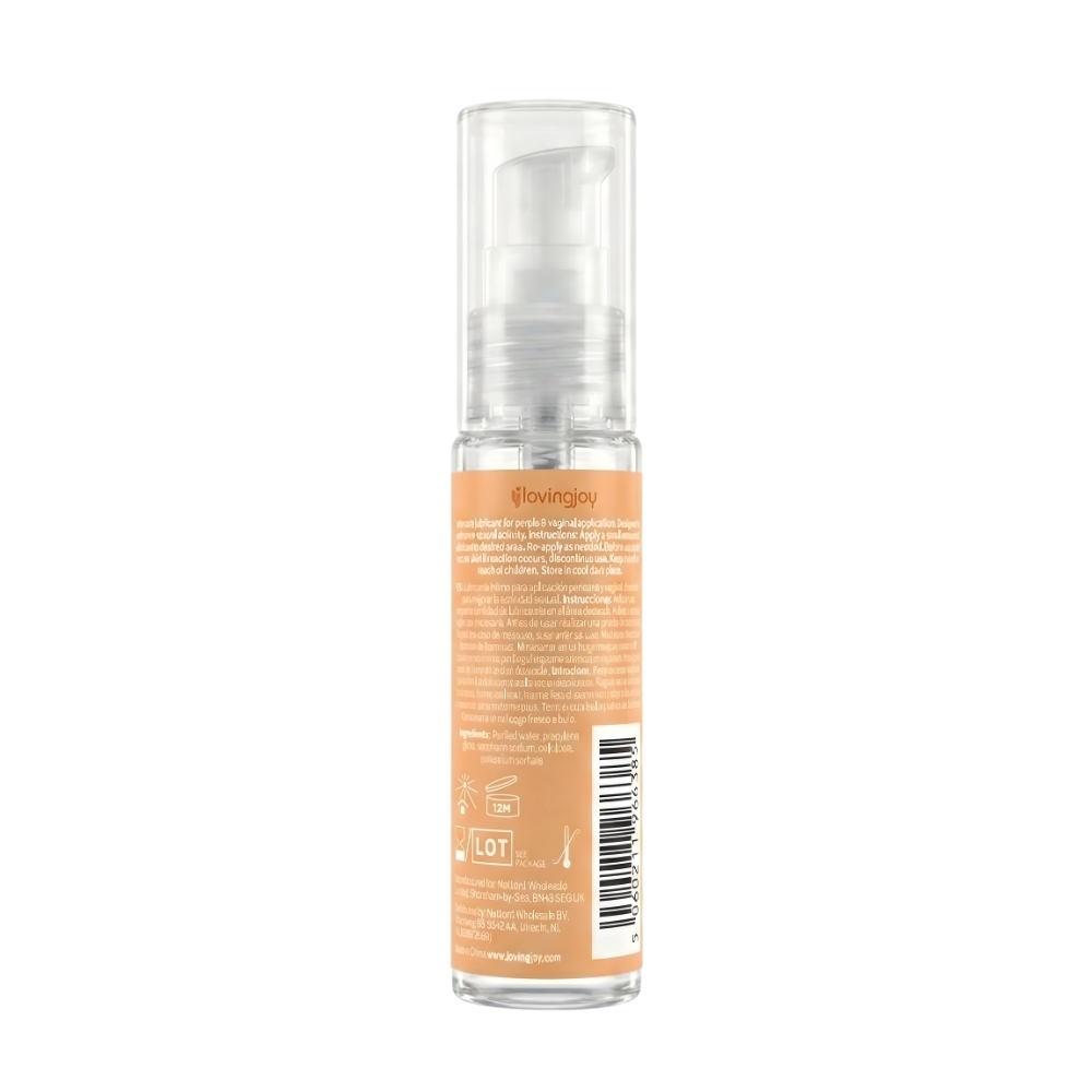 Lubrifiant aromat cu piersică 30ml Loving Joy - imagine 2
