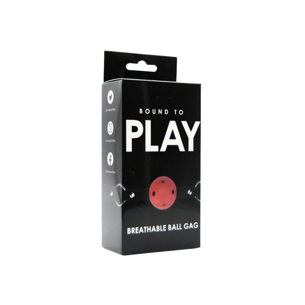 Căluș respirabil roșu Bound to Play - imagine 8