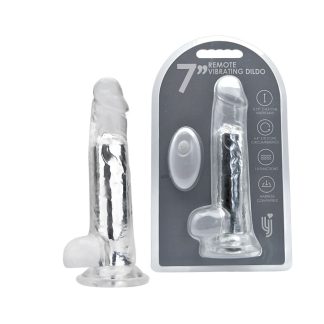 Dildo vibrator cu telecomandă, 19cm, Loving Joy