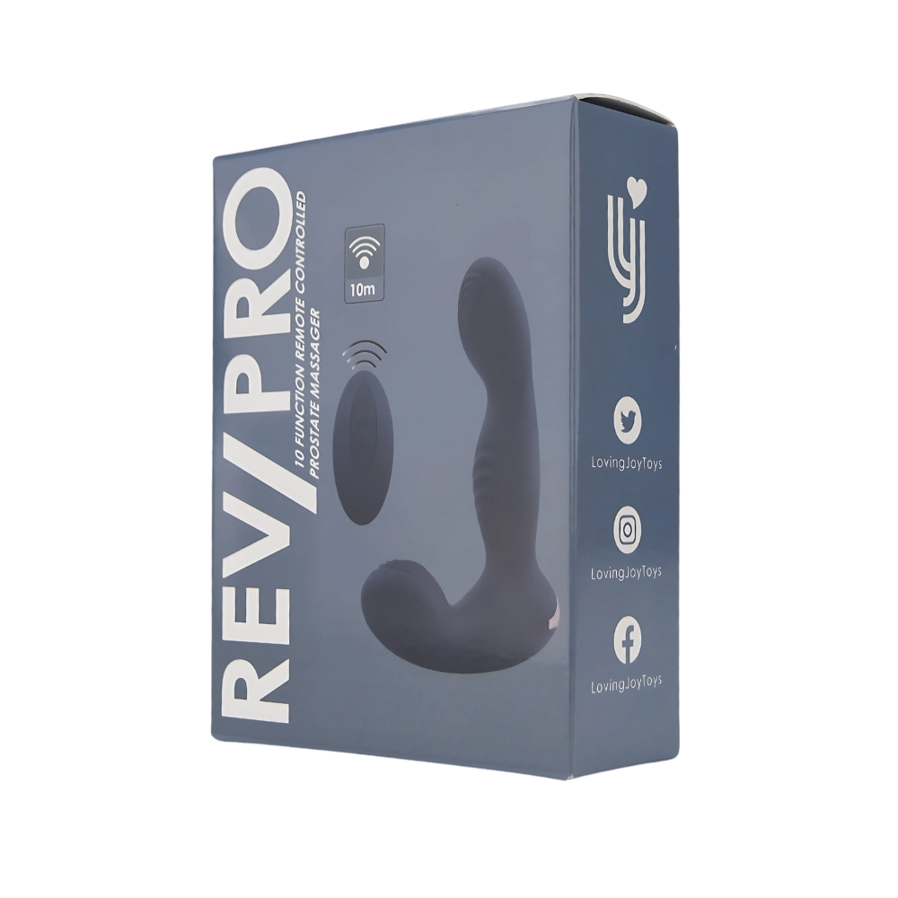 Stimulator de prostată cu telecomandă, 10 funcții, Rev-Pro - imagine 10