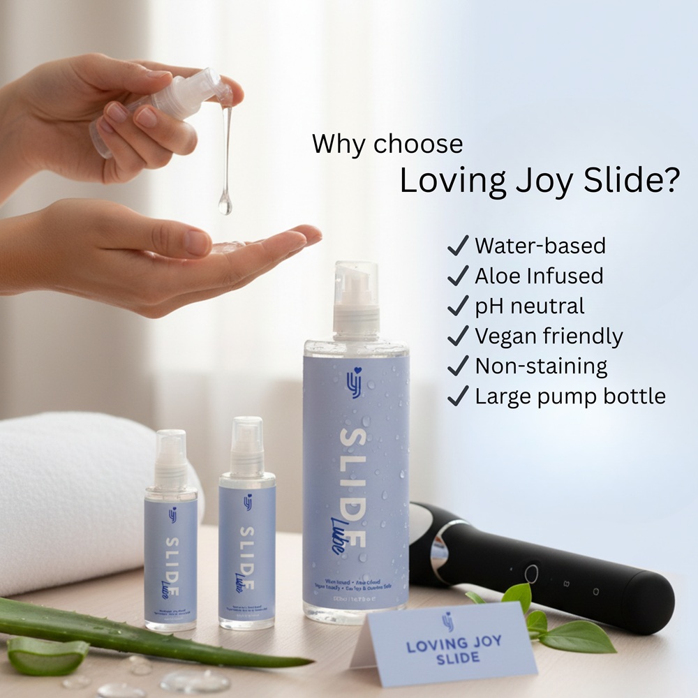 Lubrifiant pe bază de apă Slide 500ml Loving Joy - imagine 7