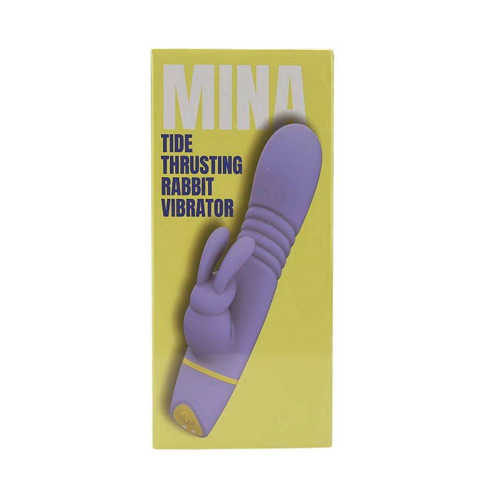 Vibrator rabbit cu împingere, Mina Tide - imagine 14