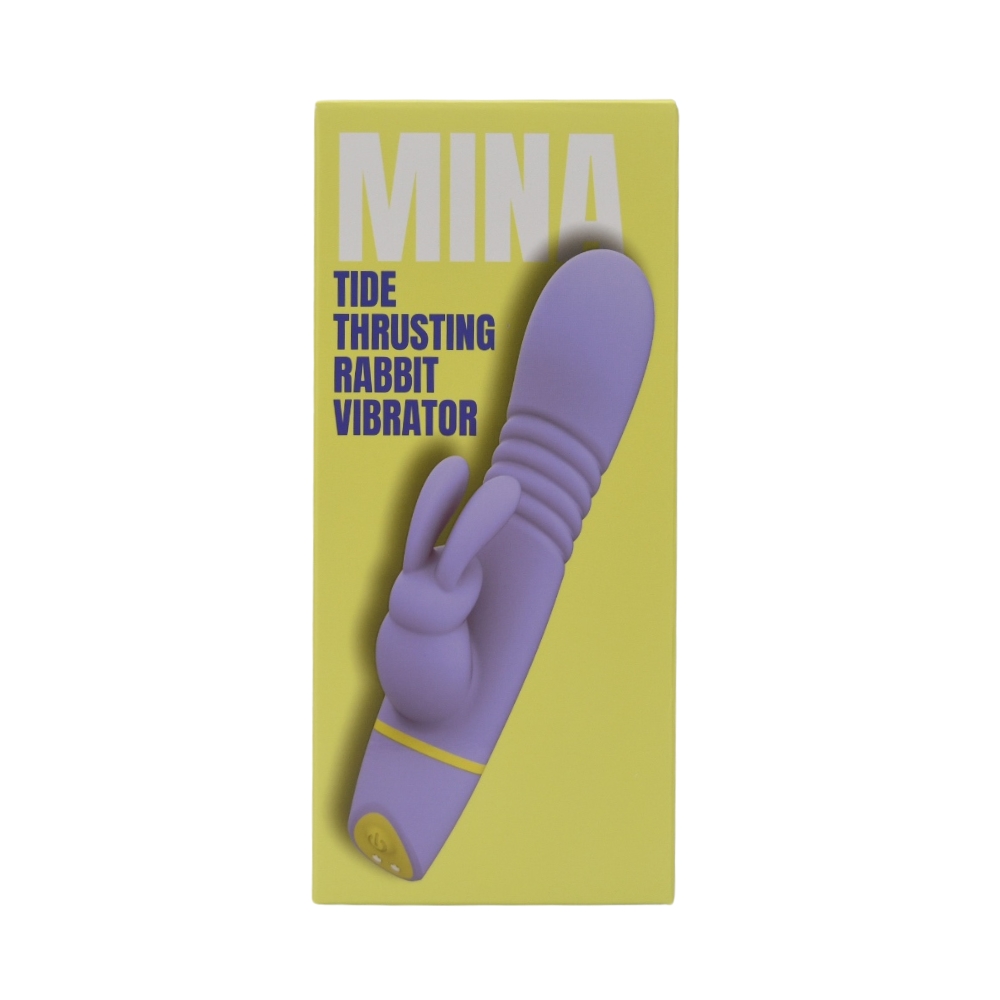 Vibrator rabbit cu împingere, Mina Tide - imagine 10