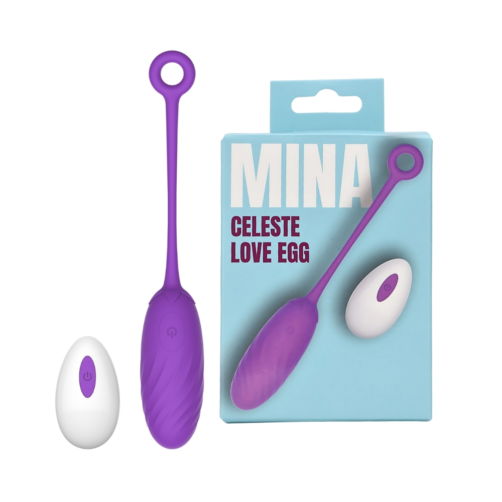 Ou vibrator cu telecomandă Mina Celeste, 10 funcții - imagine 9