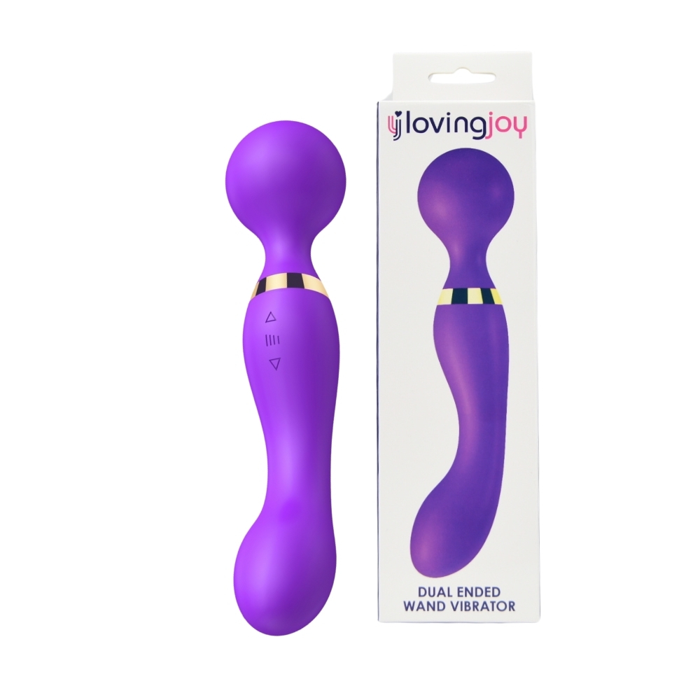 Vibrator wand cu vibrație duală Loving Joy - imagine 11