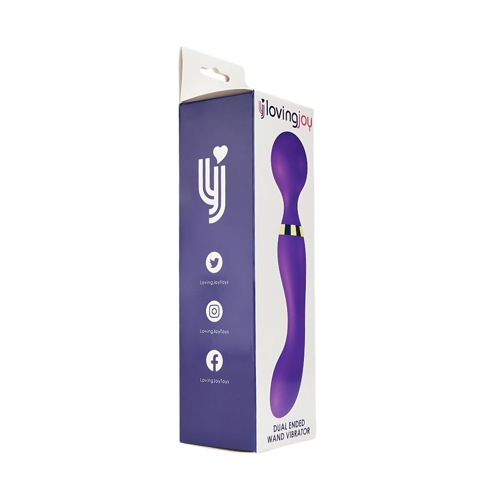 Vibrator wand cu vibrație duală Loving Joy - imagine 13