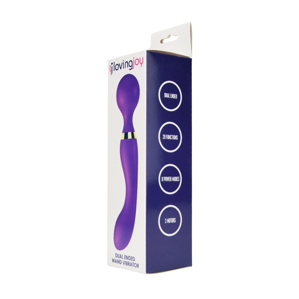 Vibrator wand cu vibrație duală Loving Joy - imagine 14