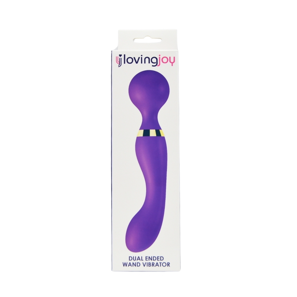 Vibrator wand cu vibrație duală Loving Joy - imagine 12