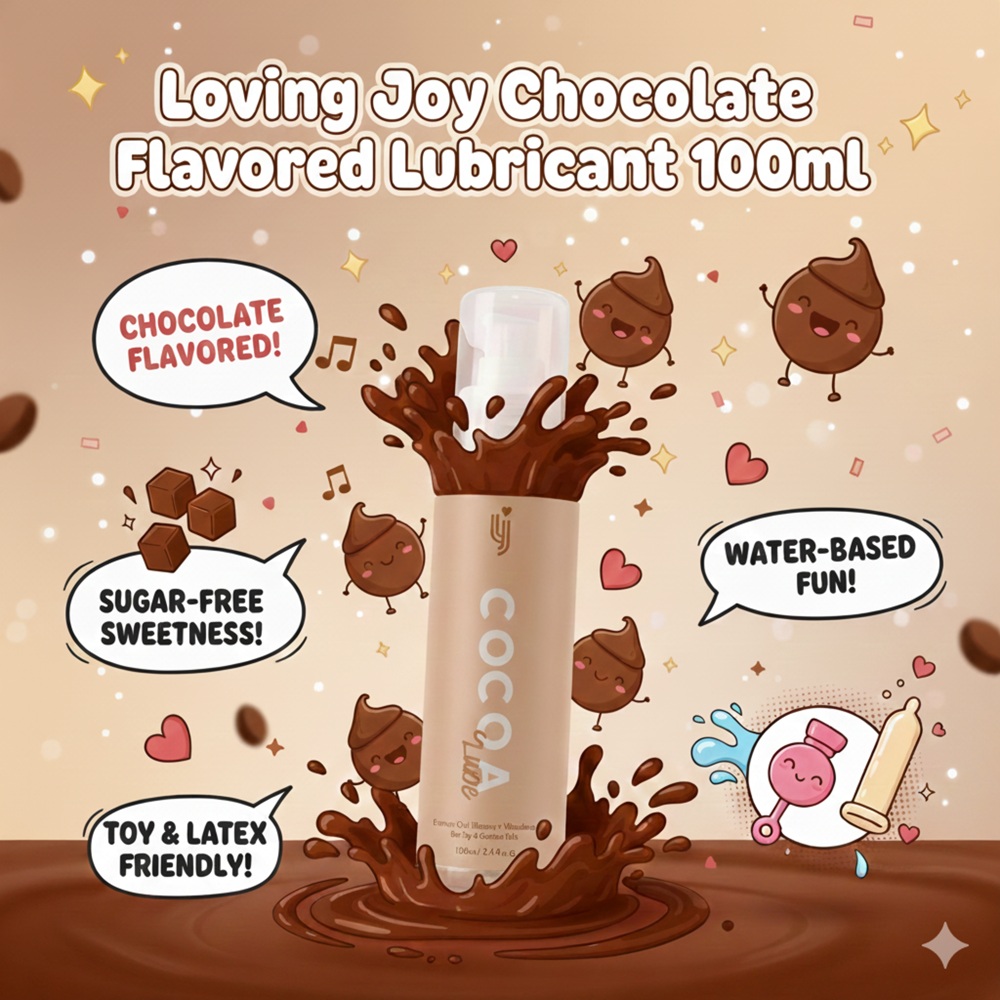 Lubrifiant aromat cu ciocolată 100ml Loving Joy - imagine 3