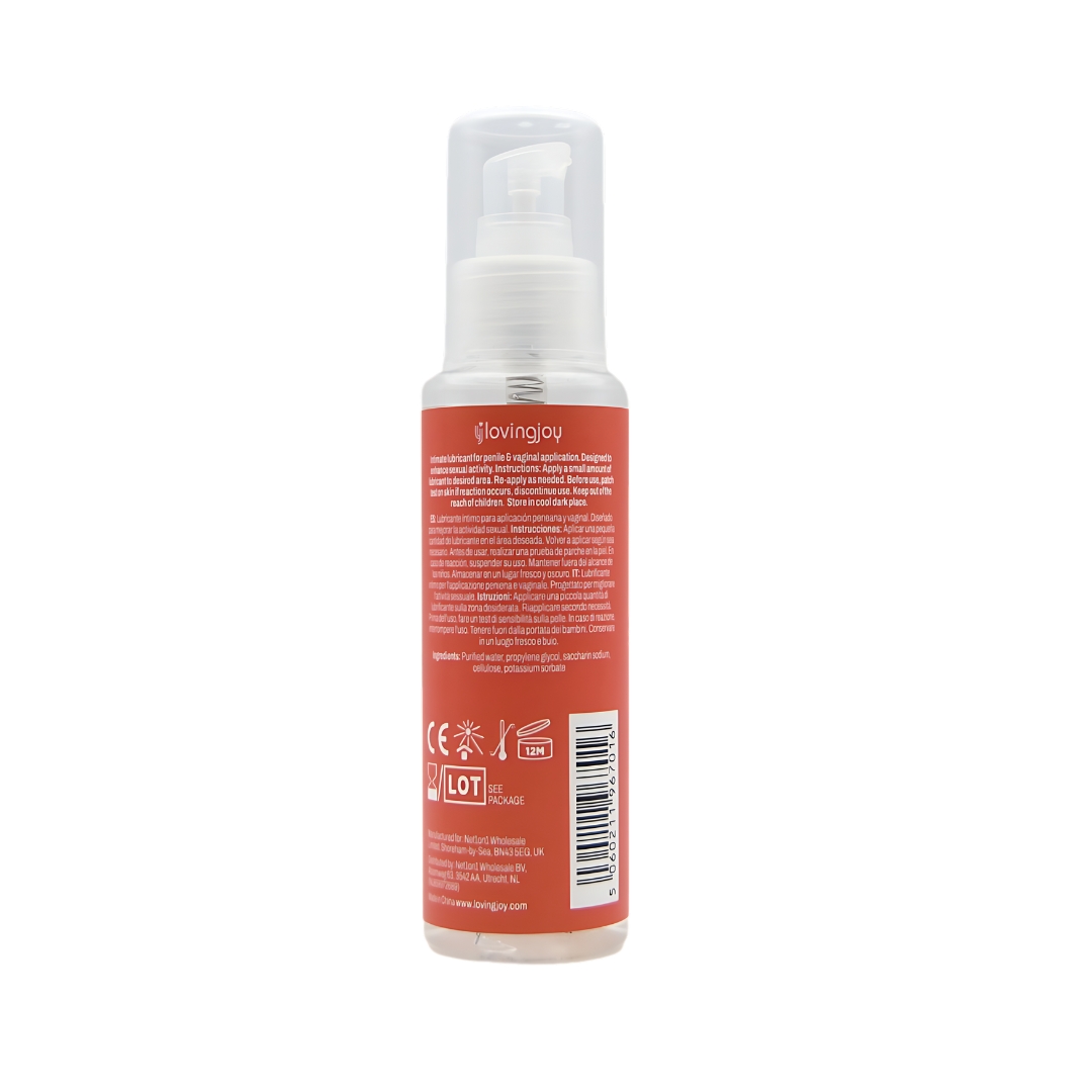 Lubrifiant aromat cu căpșuni 100ml Loving Joy - imagine 7