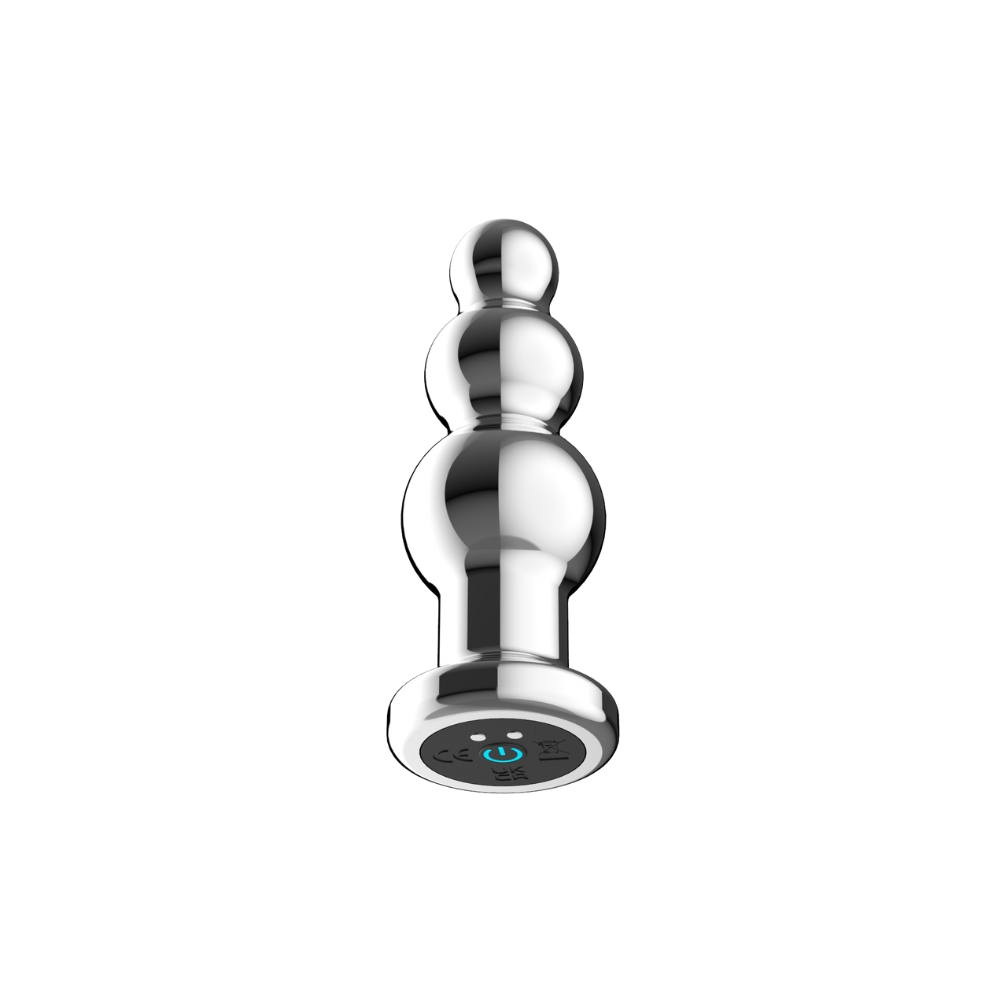 Bile anale metalice vibratoare cu telecomandă Toosh - imagine 3