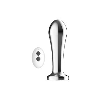 Plug anal metalic vibrator cu telecomandă Toosh