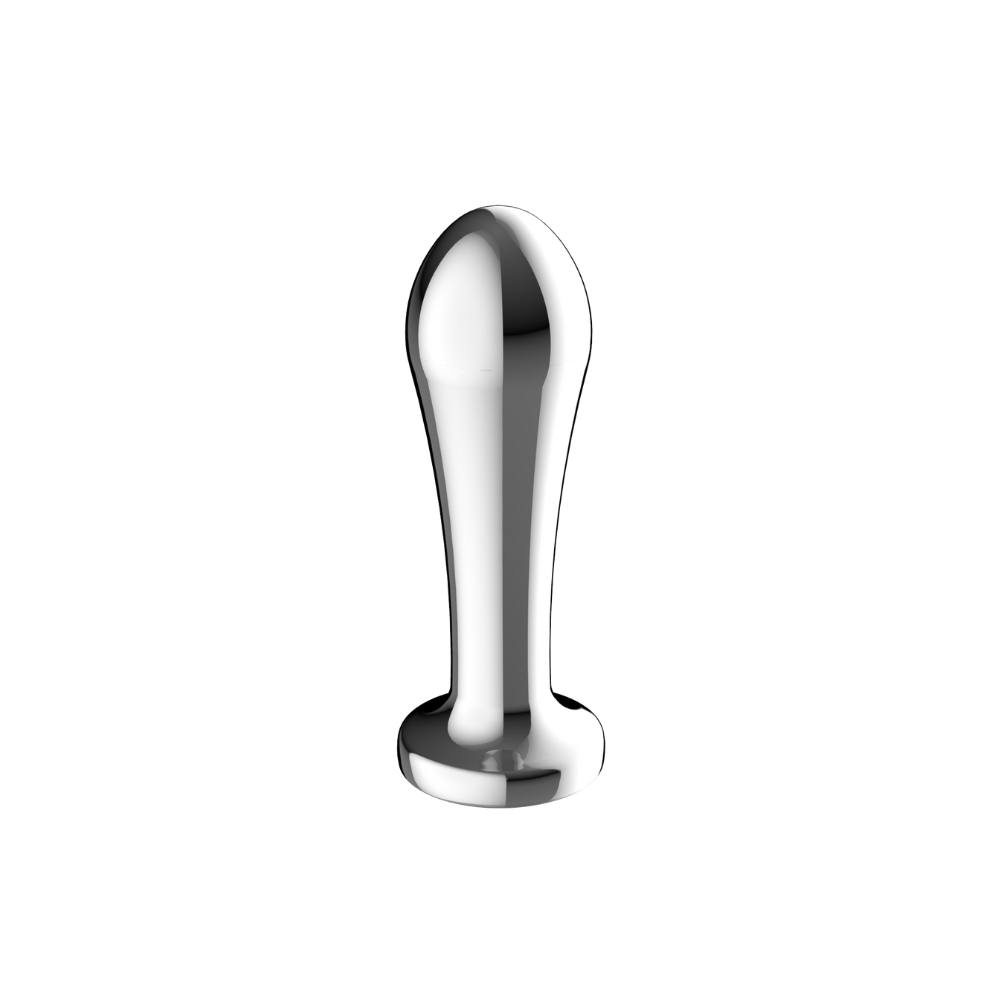 Plug anal metalic vibrator cu telecomandă Toosh - imagine 4