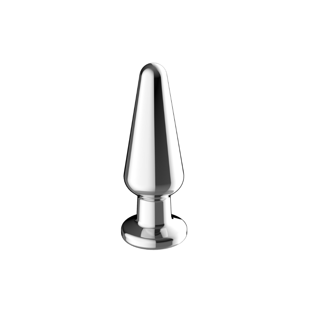 Plug anal metalic vibrator cu telecomandă Toosh - imagine 4