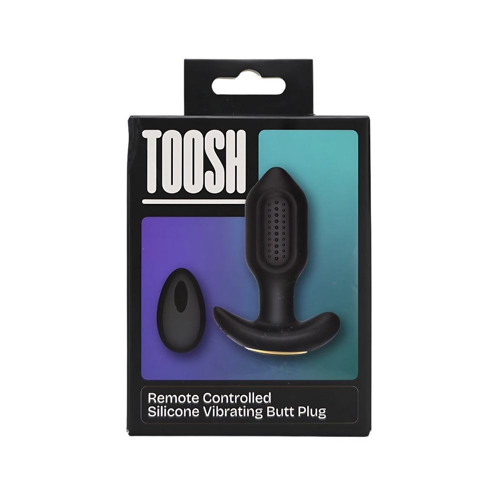 Plug anal vibrator din silicon cu telecomandă Toosh - imagine 8