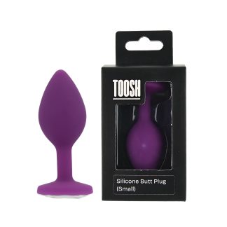 Plug anal din silicon mov, mic, Toosh