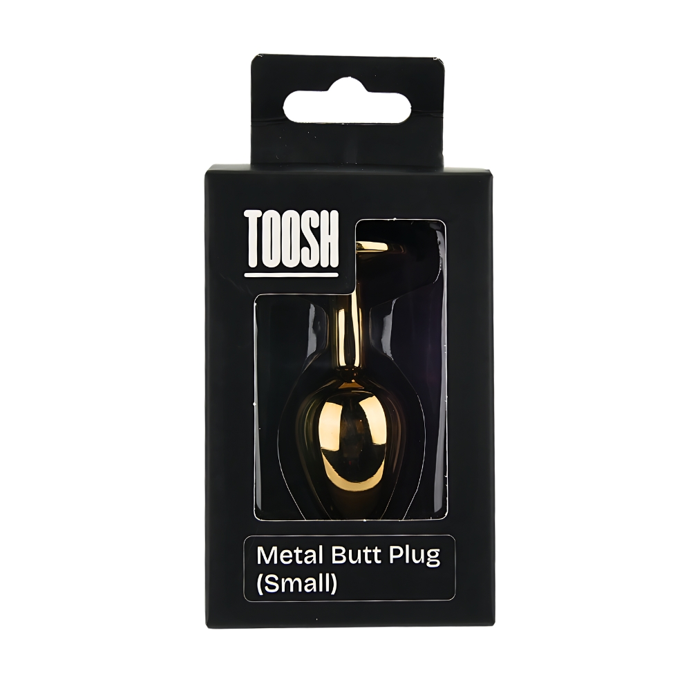 Plug anal metalic auriu în formă de inimă, mic, Toosh - imagine 8
