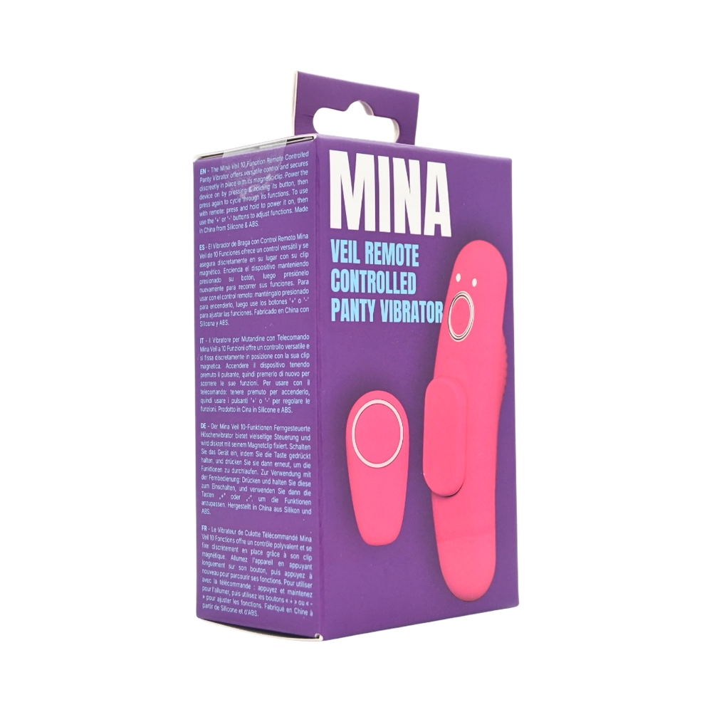 Vibrator pentru chiloți cu telecomandă Mina Veil - imagine 10