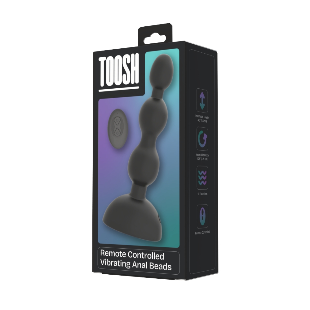 Bile anale vibratoare cu telecomandă Toosh - imagine 7