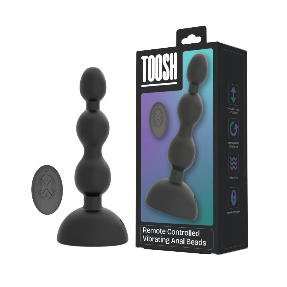Bile anale vibratoare cu telecomandă Toosh - imagine 5