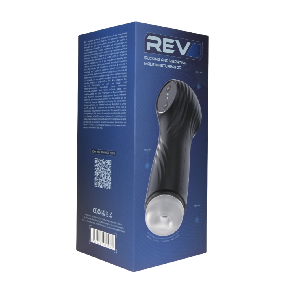 Rev Sucking and Vibrating Male Masturbator - imagine 7