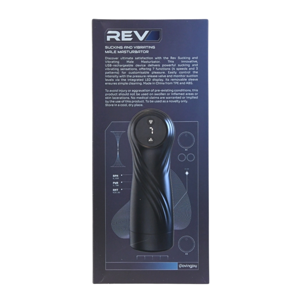 Rev Sucking and Vibrating Male Masturbator - imagine 9