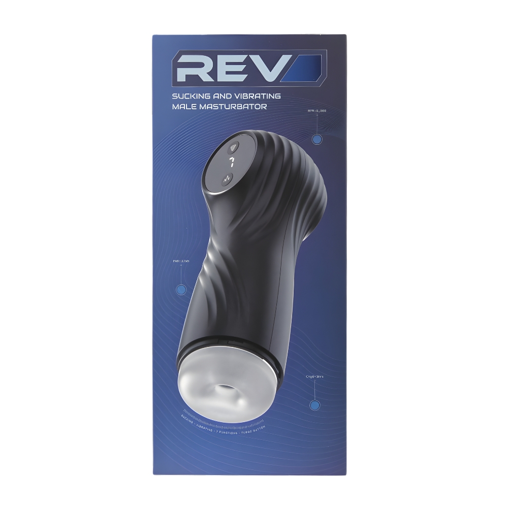 Rev Sucking and Vibrating Male Masturbator - imagine 6